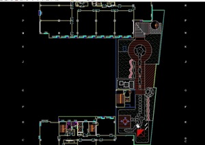 某详细的屋顶花园景观cad方案图