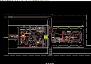 某独特的花园景观cad方案图