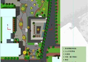 北京林业大学一食堂地块景观方案设计 作业