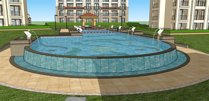 泳池模型(2)
