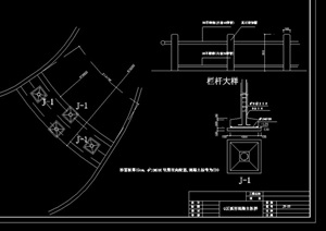 详细的完整的木桥素材设计cad施工图