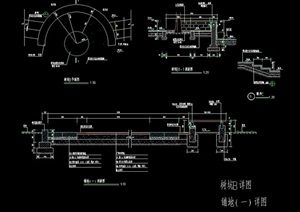 详细的树池树坑素材设计cad施工图