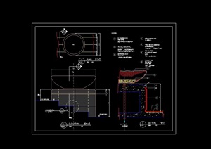 详细的现代花坛花池cad施工图