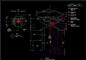 详细的整体花坛花池cad施工图