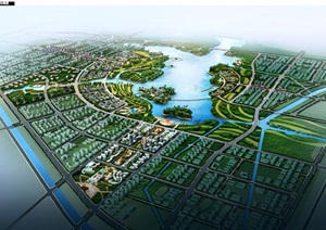 安徽凤台滨湖新区城市设计