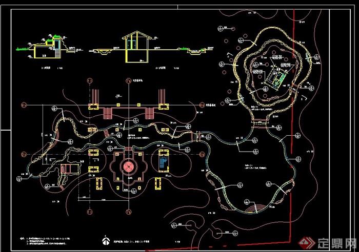 详细的整体水池cad施工图
