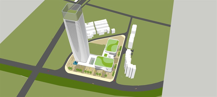 150米超高层建筑项目su+CAD(3)