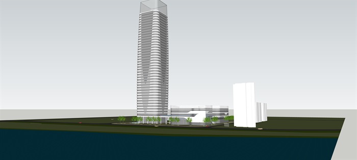 150米超高层建筑项目su+CAD(6)
